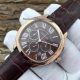 Copy Cartier MTWTFSS Chronograph Rose Gold Watch Case Brown Dial Brown Leather Watch(2)_th.jpg